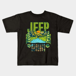 Adventuring Jeep 2024 Kids T-Shirt